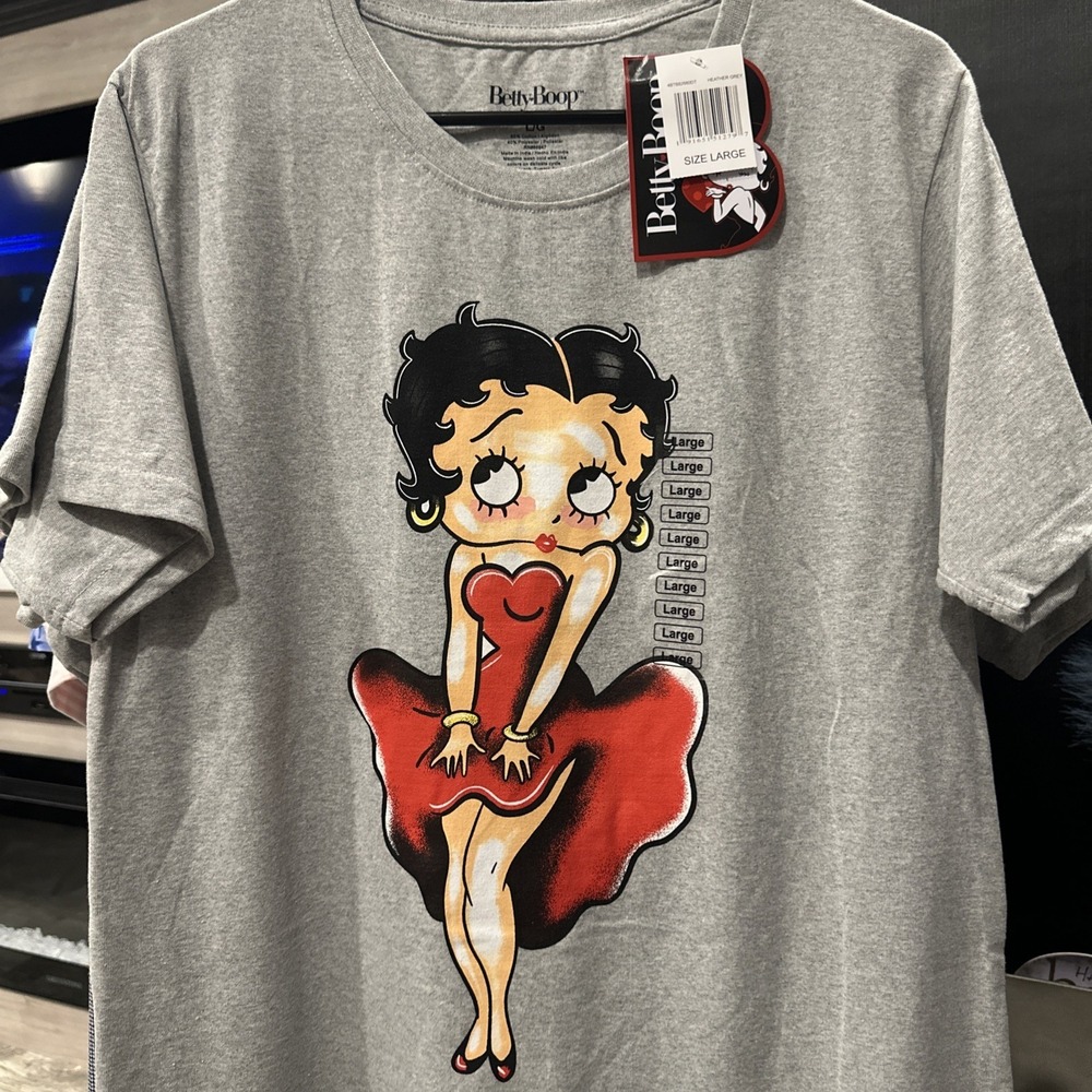 Betty Boop t shirt adult size LARGE NWT